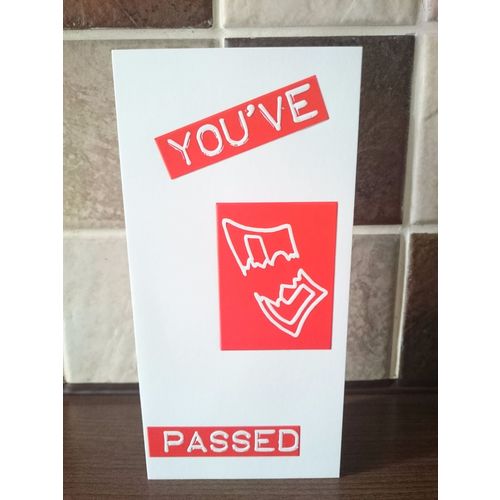 Blank Card You've Passed #19