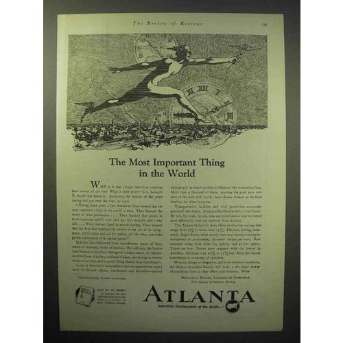 1929 Atlanta Chamber of Commerce Ad - Most Important