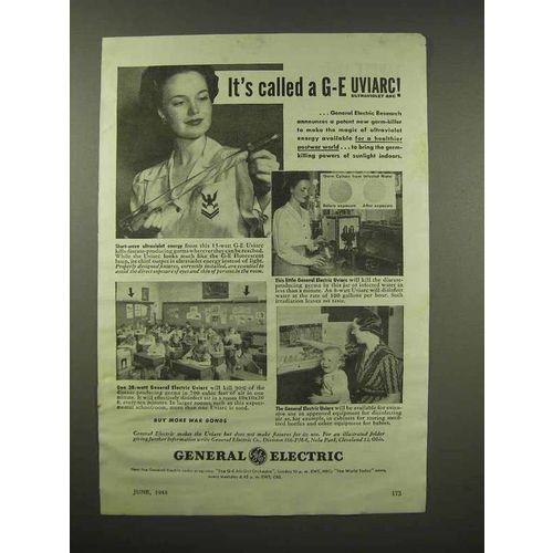 1944 General Electric Uviarc Ad