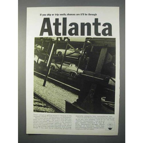 1966 Atlanta Chamber of Commerce Ad - Ship or Trip
