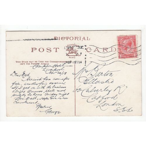 Stanwix Church Carlisle with Reverend Vicar 1918 Postcard Cumbria