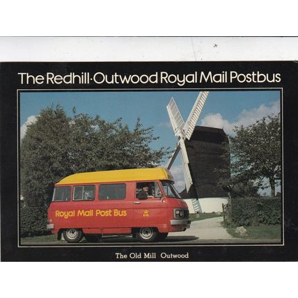 Redhill-Outwood Postbus Royal Mail Postcard unused VGC