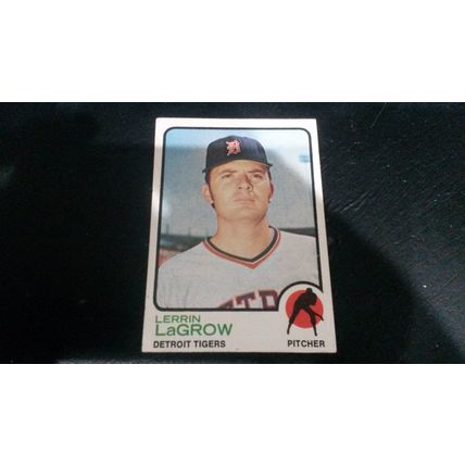1973 Topps Card # 369 Lerrin LaGrow Very Good-Excellent (4) Detroit Tigers