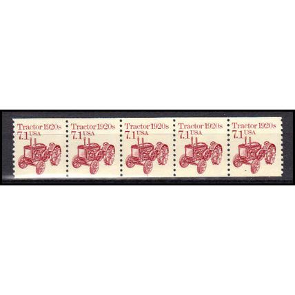 2127 7.1c Tractor Very Fine MNH Dry Gum PNC 1/5 X0677