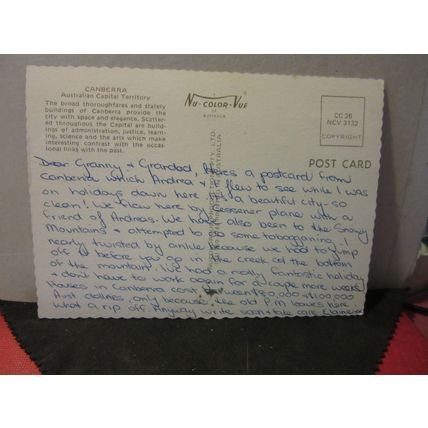 multiview, CANBERRA, AUSTRALIA used postcard =