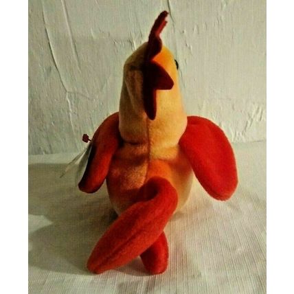 Rare TY Beanie Babies Baby Doodle Rooster 1996 PVC 4171