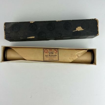 QRS Music Company Piano Roll 41726 Auf Wiedersehn (Till We Meet Again) Vintage