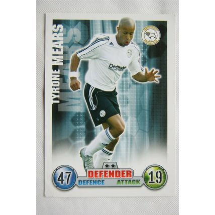 2007/08 Topps Match Attax Trading Card - Tyrone Mears, Derby County
