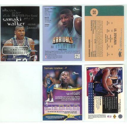 Samaki Walker 5x card lot incl Insert