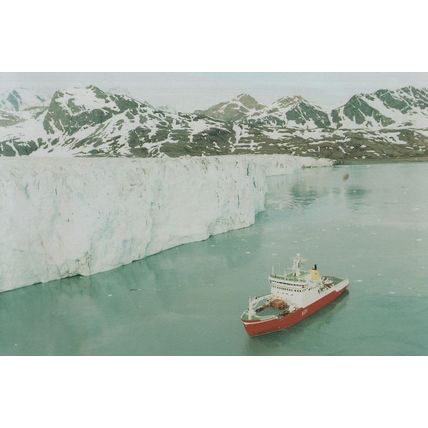 HMS Endurance Ice Patrol Ship At Antarctica 1990s Postcard
