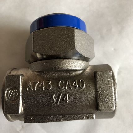 NEW 3/4” npt Spirax-Sarco TD52 Thermodynamic steam Trap COOL BLUE A743 CA40F,BQ