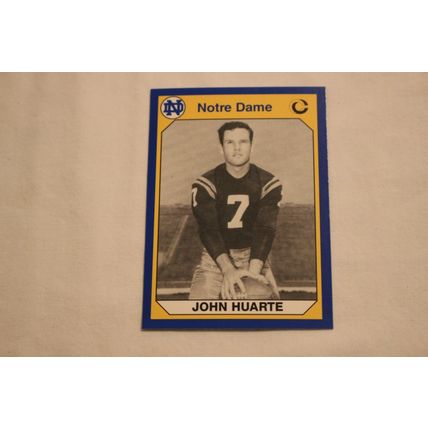 John Hunarte 1990 Collegiate Collection Notre Dame NO. 78