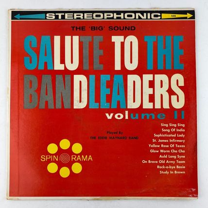 Eddie Maynard Band The Big Sound Salute To The Bandleaders Vol II Vinyl S-86
