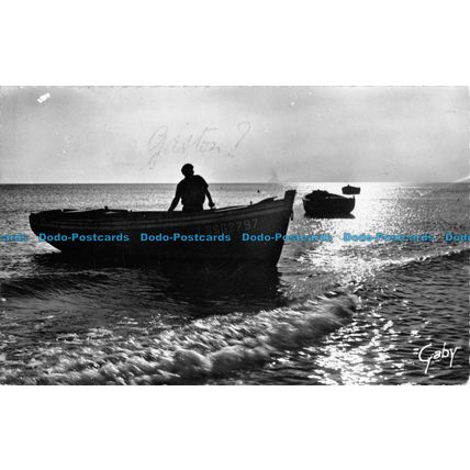 R055303 La Cote. Retour de Peche. Artaud Pere. Gaby. 1957