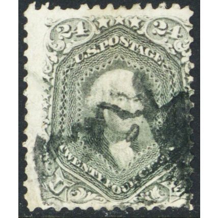 78a, Used 24¢ Sound Stamp - Union Soldier Fancy Cancel - PSE - Stuart Katz
