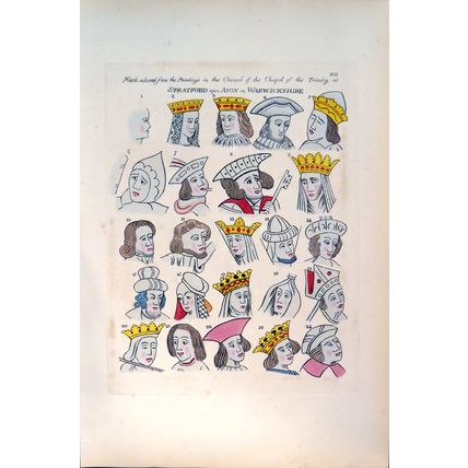 HEADS SELECTED FROM THE PAINTINGS 1838 Thomas Fisher ANTIQUE LITHOGRAPH