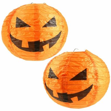 HALLOWEEN PAPER LANTERNS Indoor Outdoor Fancy Dress Kid Party Decoration Pumpkin