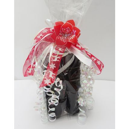 BLACK CAT 12" HAND MADE TOY PERSONALISED, GIFT WRAPPED OR AS IS