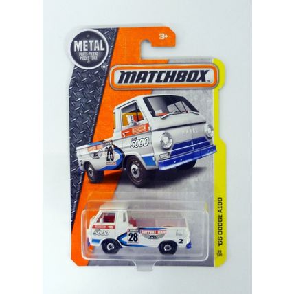 Matchbox '66 Dodge A100 39/125 White Die-Cast Truck 2016