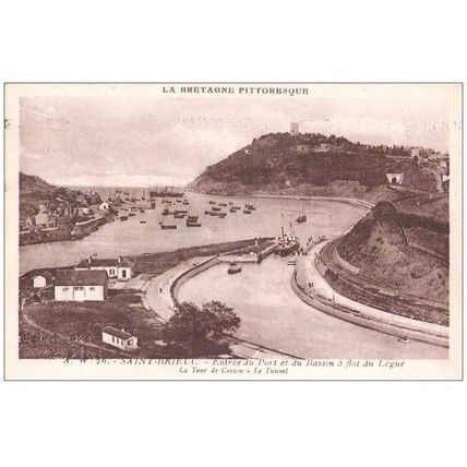 22 - SAINT BRIEUC - Entrée du Port et du Bassin à flot