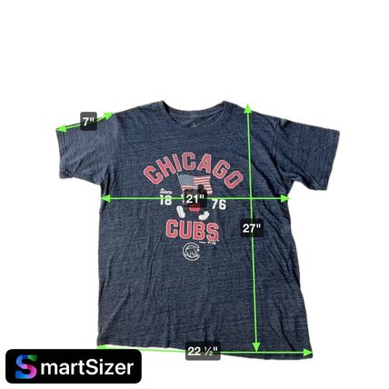 Chicago Cubs Since 1876 Mickey Mouse Baseball Lrg T-Shirt Shirt