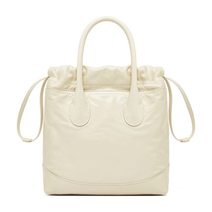 Genuine Leather Women's Handbag Diagonal Cross Bag White