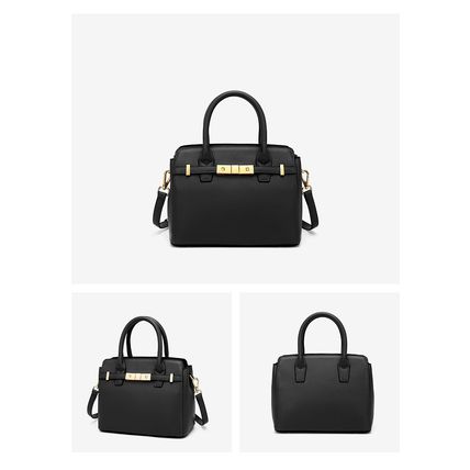 Genuine Leather Womens Purses and Handbags Shoulder Bag Black