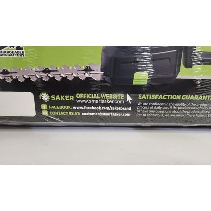 SAKER Cordless Hedge Trimmer Hand Held Electric Bush Grass Cutter Clipper Tool