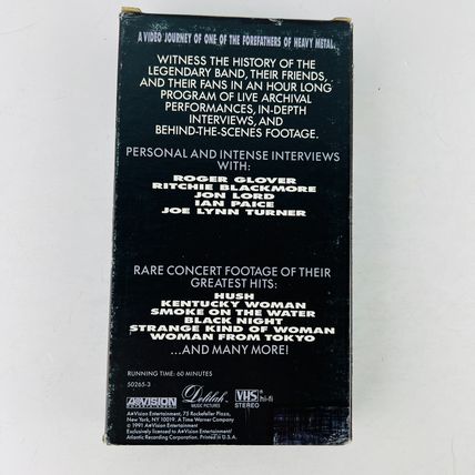 Deep Purple Heavy Metal Pioneers VHS Video Tape