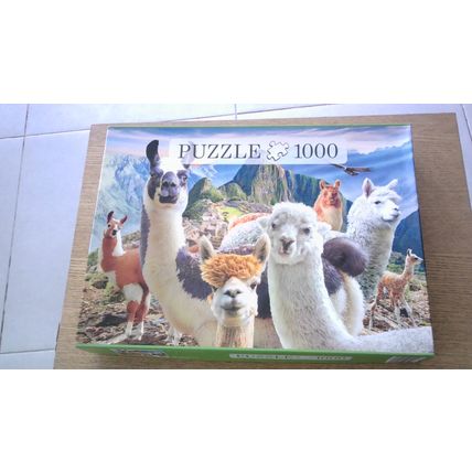 MACHU PICCHU LAMAS Jigsaw Puzzle (1000 Piece) Innovakids