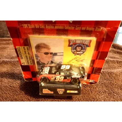 Racing Champions 1:64 Jeff Burton Ford Taurus # 99 50th Anniversary Nascar 1998