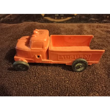 Old Vintage Auburn Rubber Co. Red &Yellow Front Loader # 504 4 1/4" long 1950s