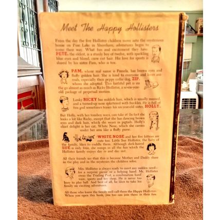 The Happy Hollister's And The Secret Fort By Jerry West W/Dustjacket 1955