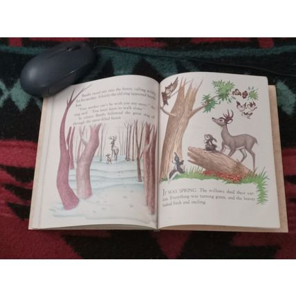 Old Little Golden Book Walt Disney Bambi (C) Edition 1948