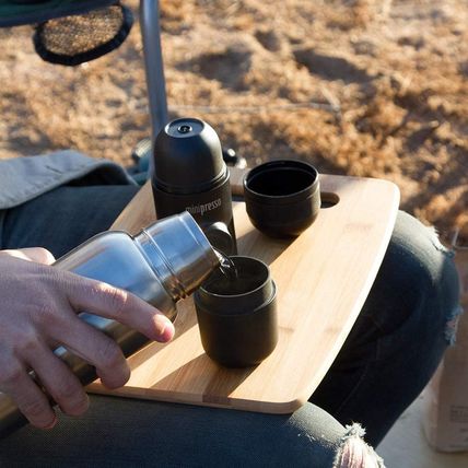 WACACO Minipresso GR, Portable Espresso Machine, Compatible Ground Coffee, Hand