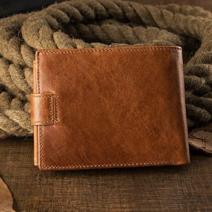 Multifunctional Men's Short Leather Wallet