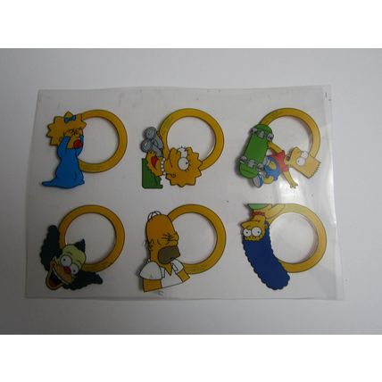 Quaker - Sugar Puffs 2001 The Simpsons Cereal Box & Uncut Sheet of Magni-Finders