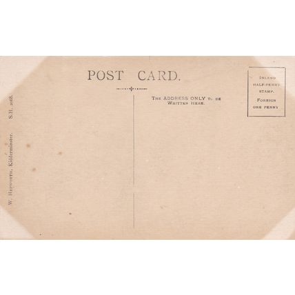 ED 153 CHADDESLEY VILLAGE . PRINTED POSTCARD