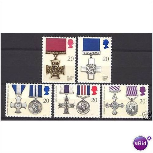 GB 1990 Gallantry Awards Unmounted Mint 2 SG 1517-1520 Sc 1331-1335