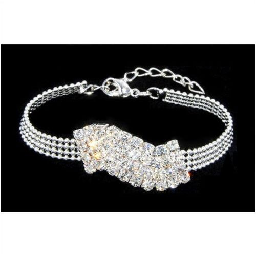 Sale Rhinestone Crystal Silver Plated Bracelet Wedding Jewellery 1515