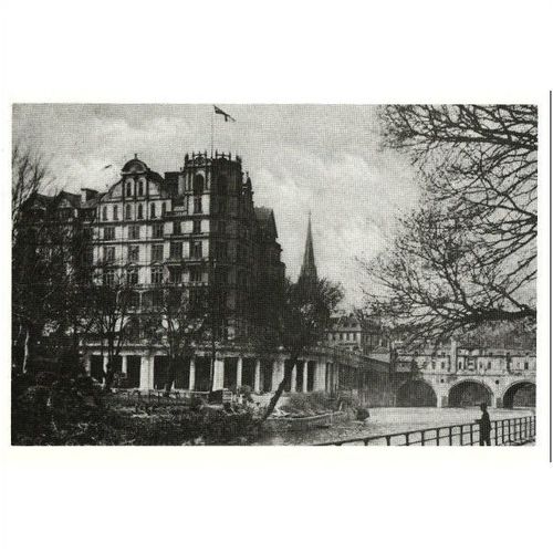 Postcard Empire Hotel BATH 1903 Somerset River Avon Pulteney Bridge