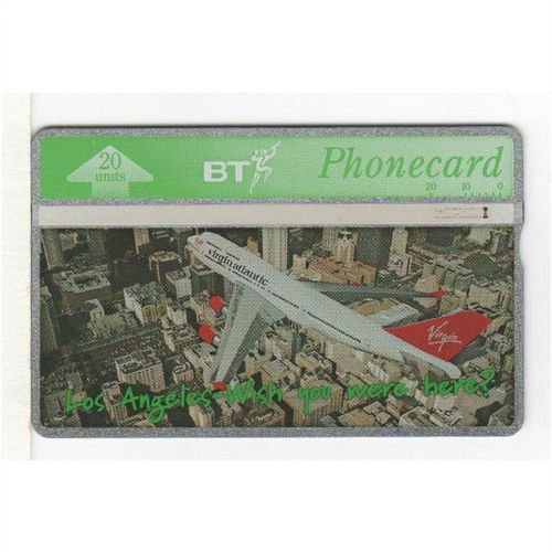 PHONE CARD - BT - VIRGIN ATLANTIC - LOS ANGELES