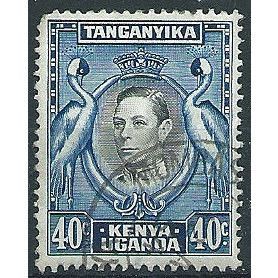 KUT 1952 SG143 40c Black & Blue Fine Used .. ..
