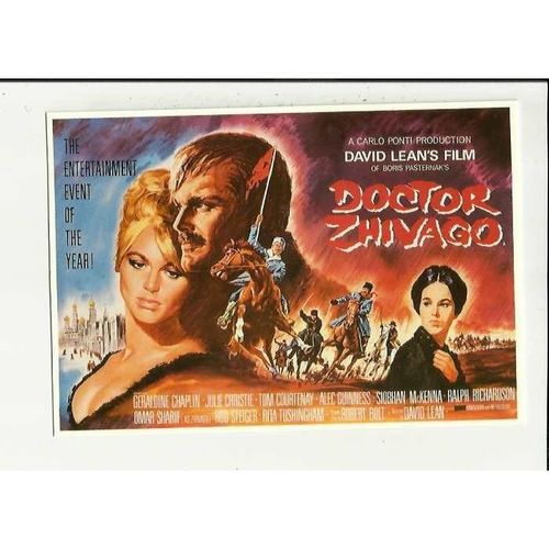 DOCTOR ZHIVAGO Julie Christie, Omar Sharif Postcard by Mayfair (FP 868)