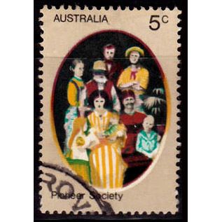 Australia 1972 Pioneer Life 5c Used Stamp