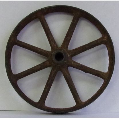 VINTAGE metal ' Spoked Wheel ' toy