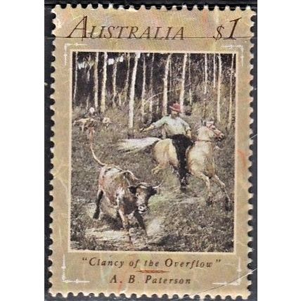 AUSTRALIA, 1991 $1 Literature in the 1890s, SG 1308 (Scott #1229), mint hinged