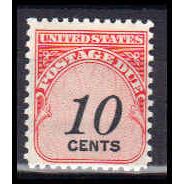 J97 10c Postage Due Average MNH KA1248