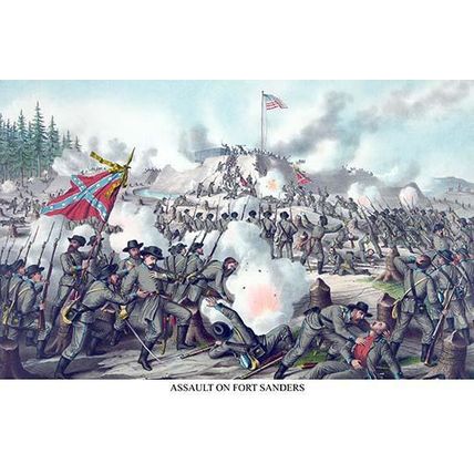 Battle of Ft. Sanders at Knoxville, Tennessee 12 x 18 Poster