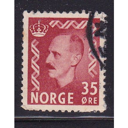 NORWAY 1950 KINGHAAKEN VII 35 ore VALUE USED SG422a